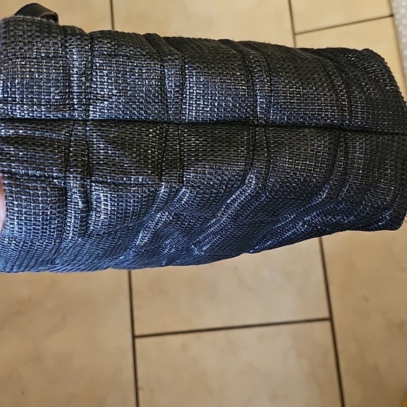 Kate Spade Black Veranda Place Woven Leather Maryanne Satchel Handbag EUC - Picture 13 of 14